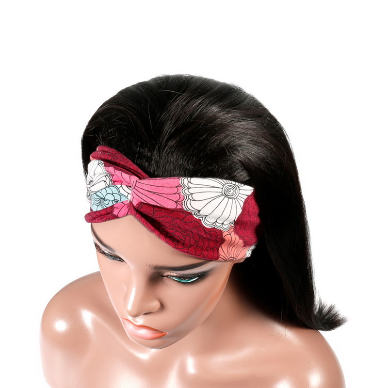 Headband Wig Human Hair Straight Wig - 图片 7